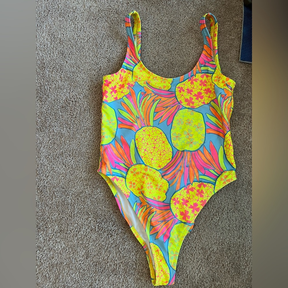 Chubbies One Piece Pineapple Bathing Suit